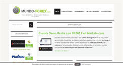 Desktop Screenshot of mundo-forex.com